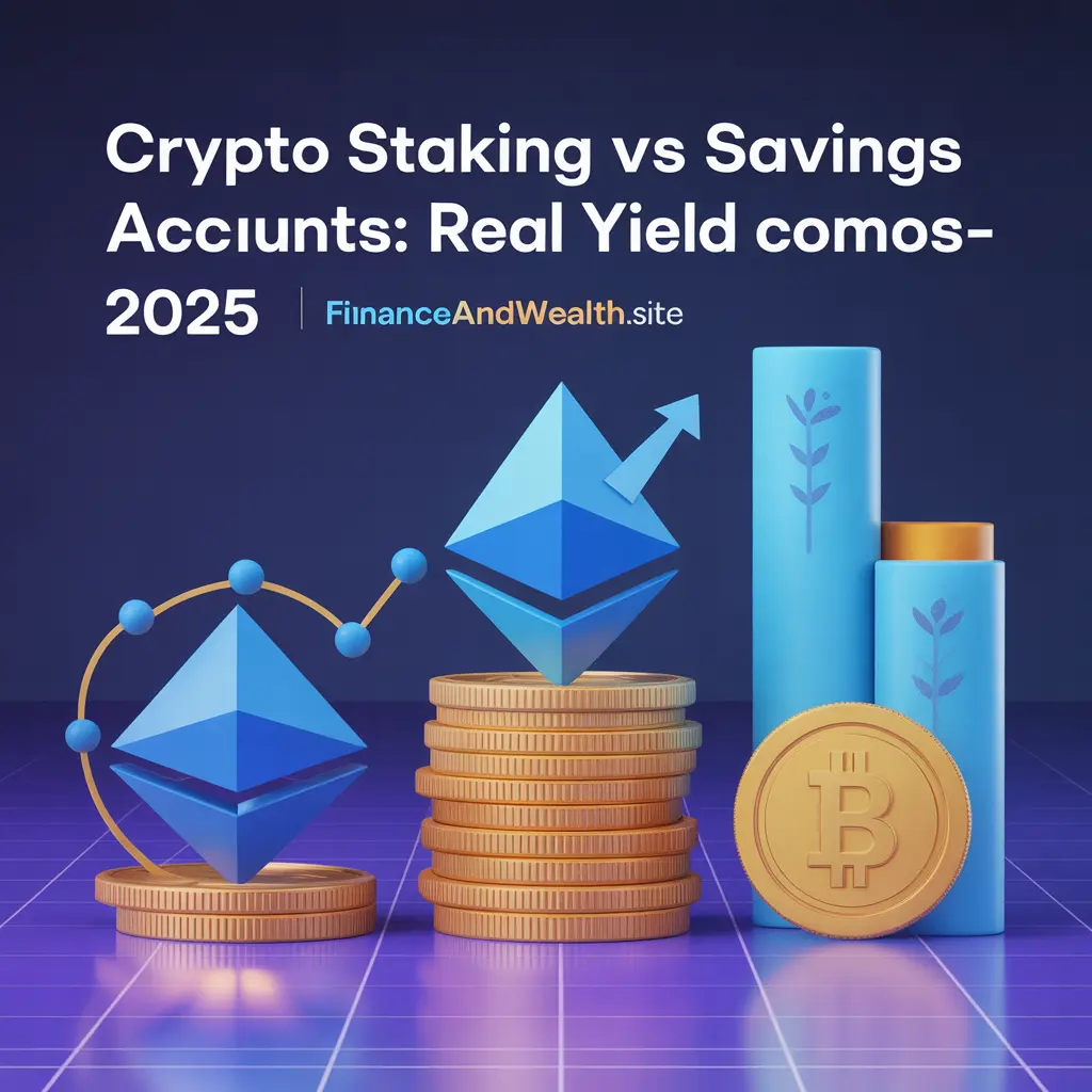 Crypto Staking vs Savings Accounts: Real Yield Comparison 2025